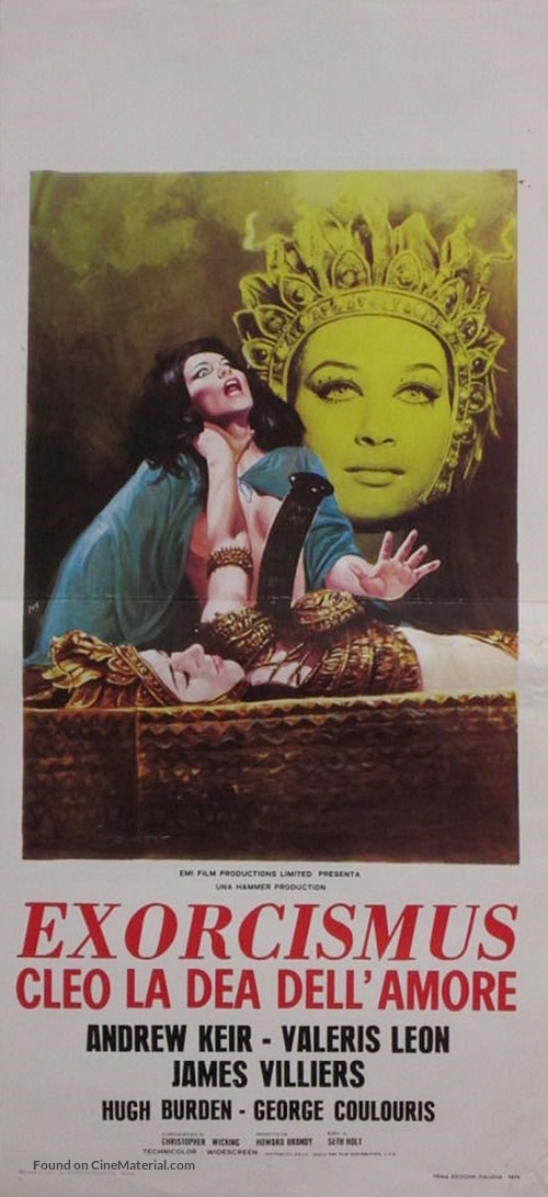 Blood from the Mummy&#039;s Tomb - Italian Movie Poster