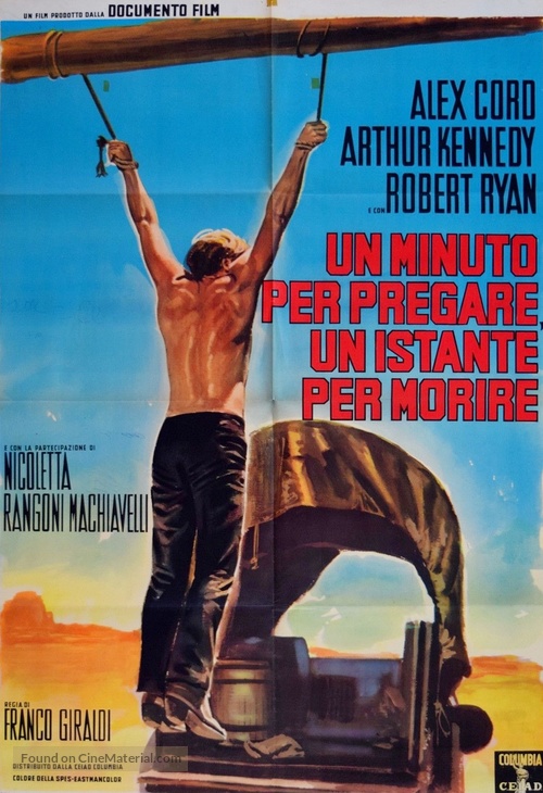 Un minuto per pregare, un instante per morire - Italian Movie Poster