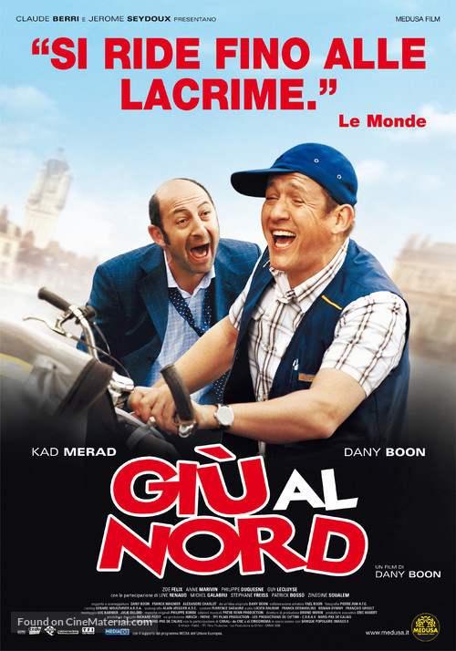 Bienvenue chez les Ch&#039;tis - Italian Movie Poster