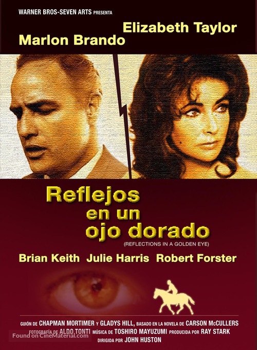 Reflections in a Golden Eye - Spanish Movie Poster