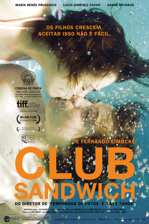 Club S&aacute;ndwich - Brazilian Movie Poster