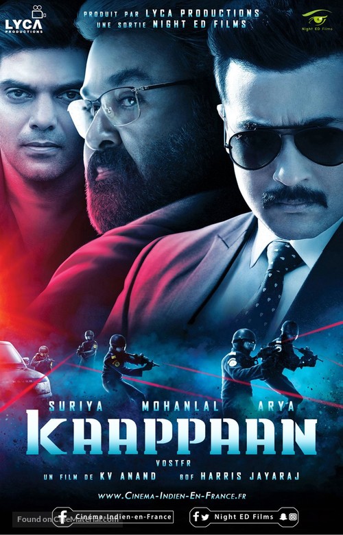 Kaappaan - French Movie Poster