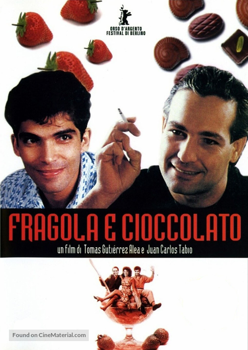 Fresa y chocolate - Italian Movie Poster