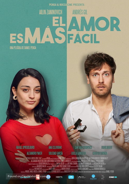 El amor es m&aacute;s f&aacute;cil - Argentinian Movie Cover