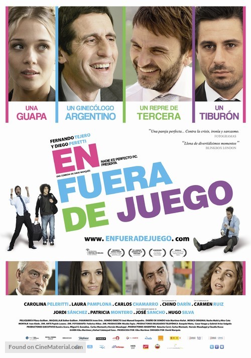 En fuera de juego - Spanish Movie Poster