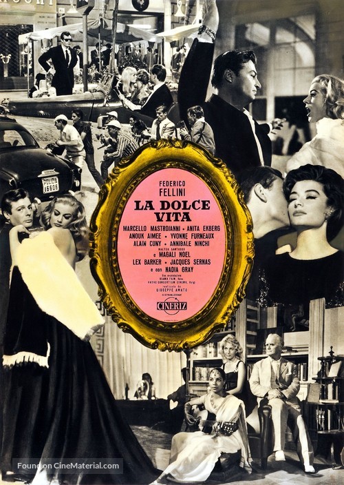 La dolce vita - Italian Movie Poster