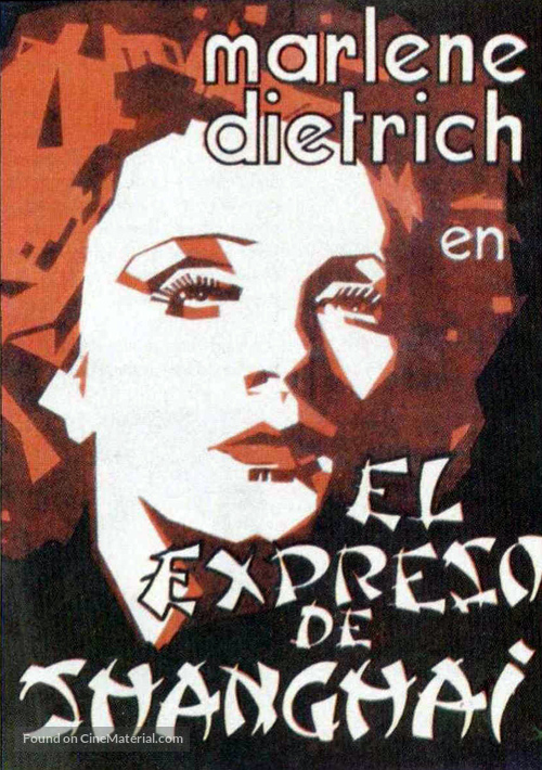 Shanghai Express - Spanish Movie Poster