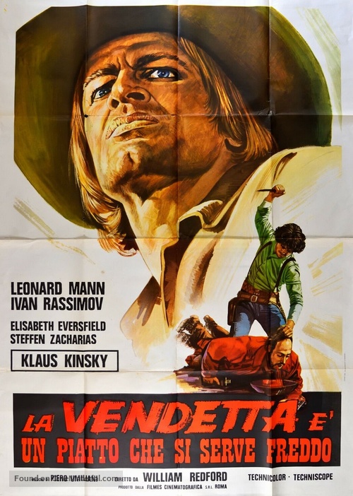 La vendetta &egrave; un piatto che si serve freddo - Italian Movie Poster