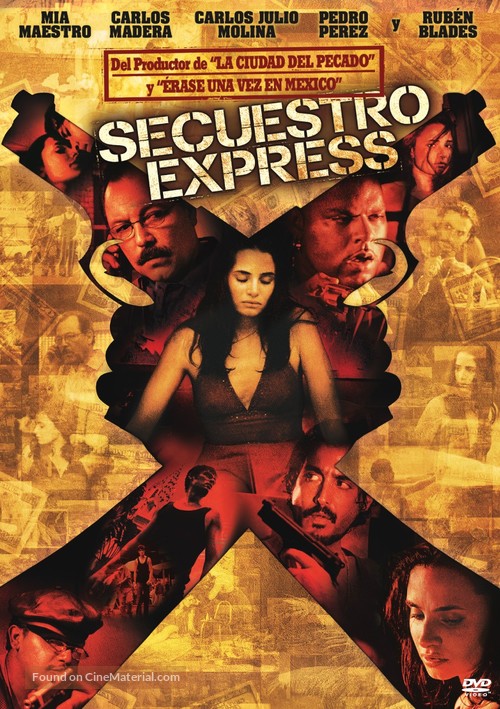 Secuestro Express - Argentinian DVD movie cover