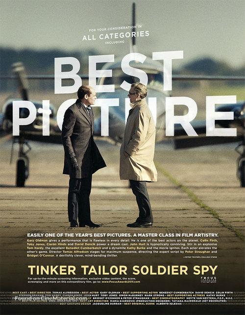 Tinker Tailor Soldier Spy - For your consideration movie poster