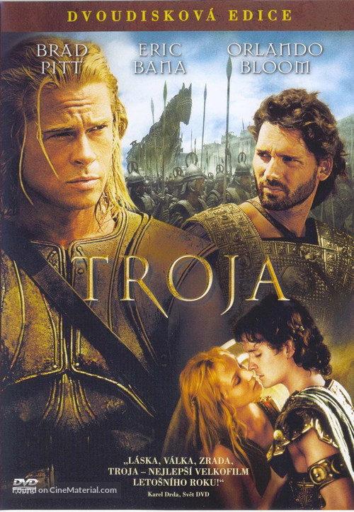 Troy - Czech DVD movie cover