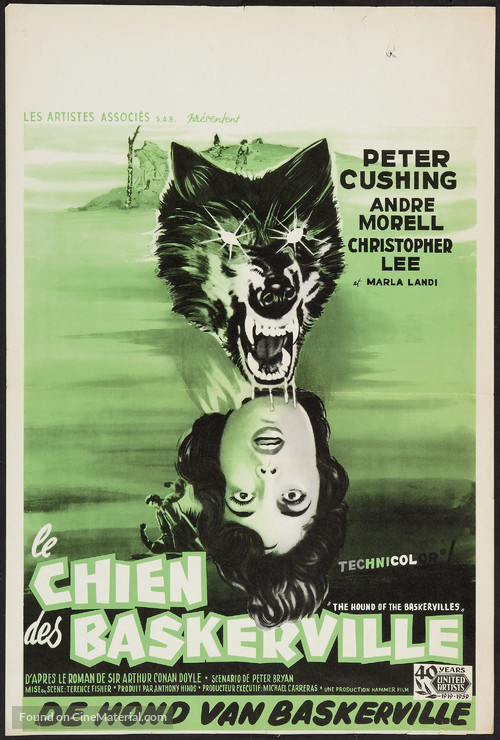 The Hound of the Baskervilles - Belgian Movie Poster