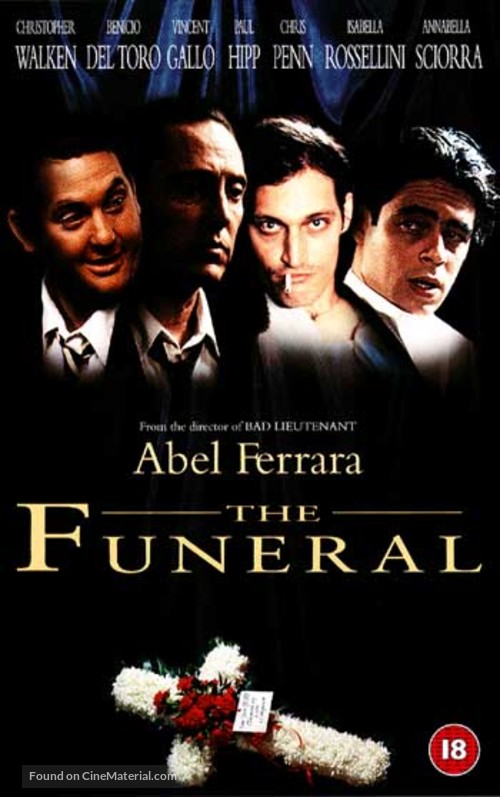 The Funeral - British VHS movie cover