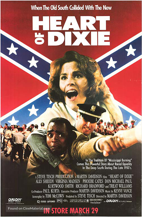 Heart of Dixie - Video release movie poster