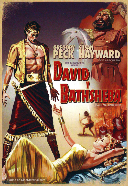 David and Bathsheba - Spanish DVD movie cover