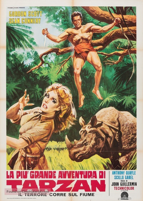 Tarzan&#039;s Greatest Adventure - Italian Movie Poster