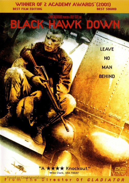 Black Hawk Down - DVD movie cover