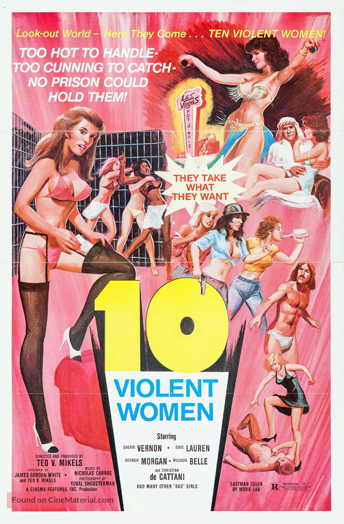 Ten Violent Women - Movie Poster