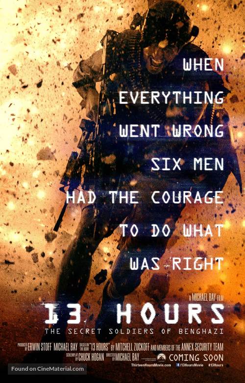 13 Hours: The Secret Soldiers of Benghazi - Philippine Movie Poster