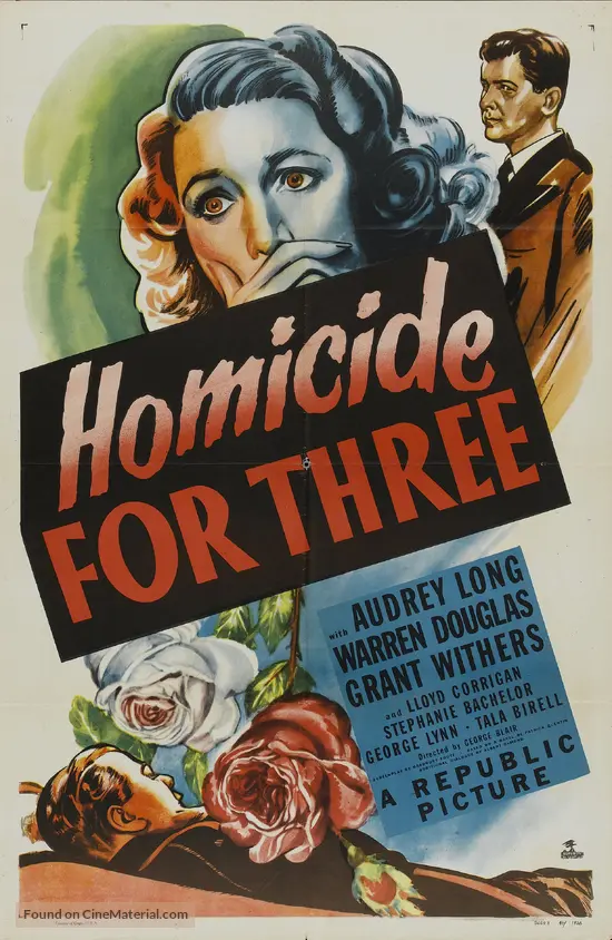 Homicide for Three - Movie Poster