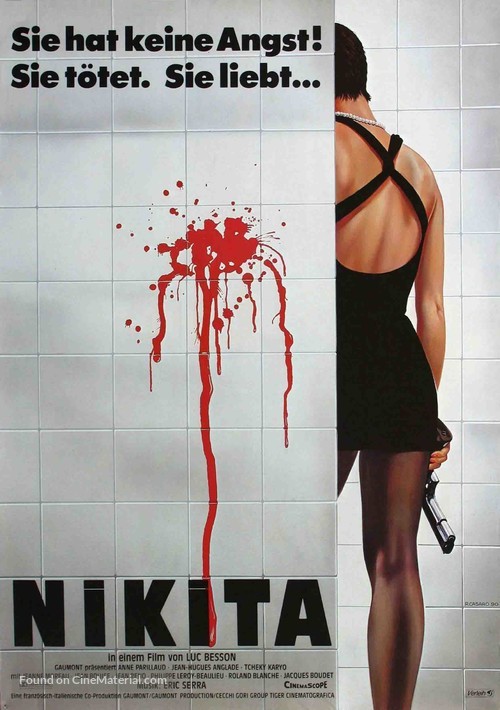 Nikita - German Movie Poster