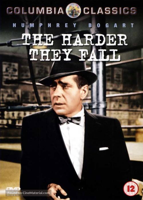 The Harder They Fall - British DVD movie cover