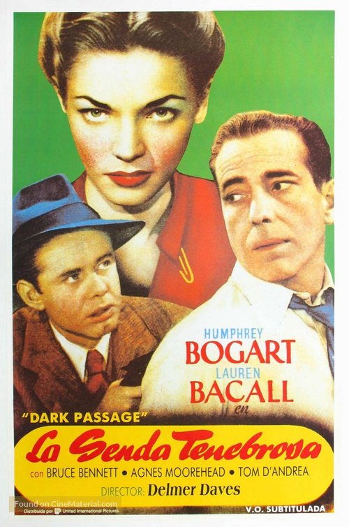 Dark Passage - Spanish Movie Poster
