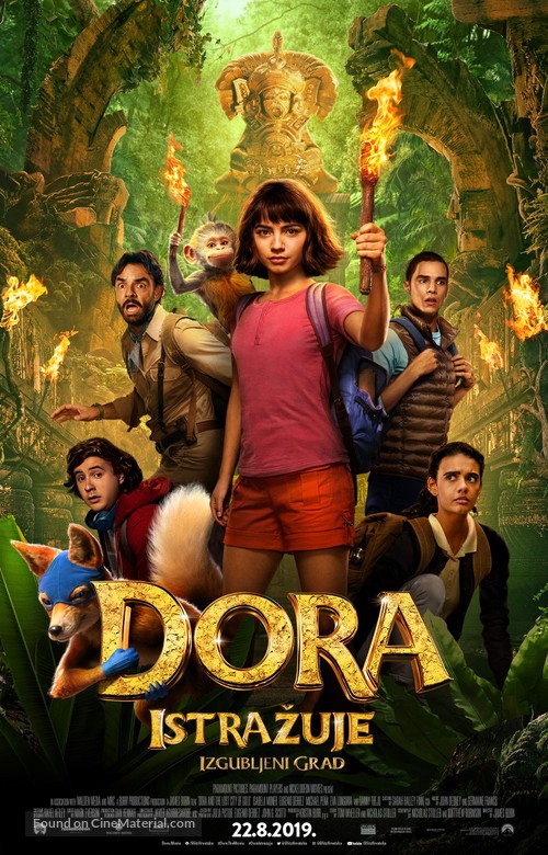 Dora and the Lost City of Gold - Croatian Movie Poster
