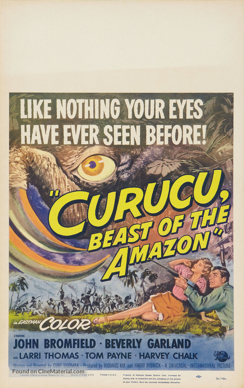 Curucu, Beast of the Amazon - Movie Poster