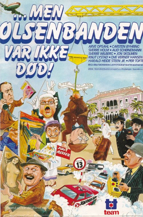 'Men Olsenbanden var ikke død!' (1984) Norwegian movie poster