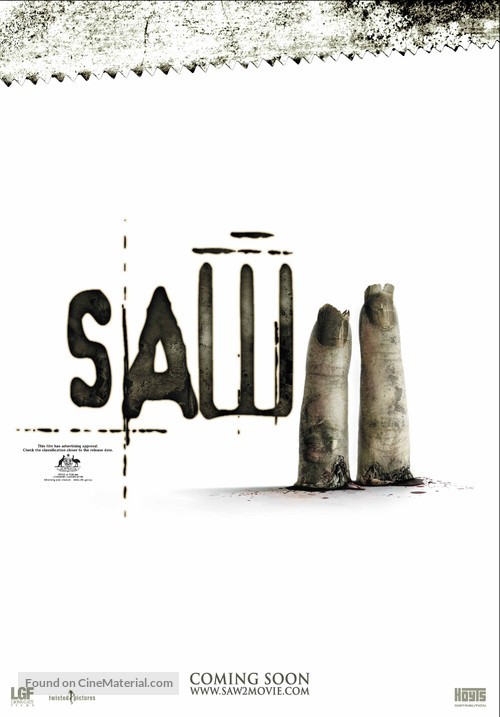 Saw II - Australian Movie Poster