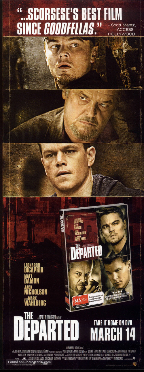 The Departed - Australian Movie Poster