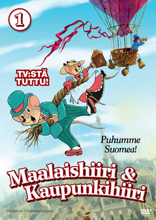 &quot;The Country Mouse and the City Mouse Adventures&quot; - Finnish DVD movie cover