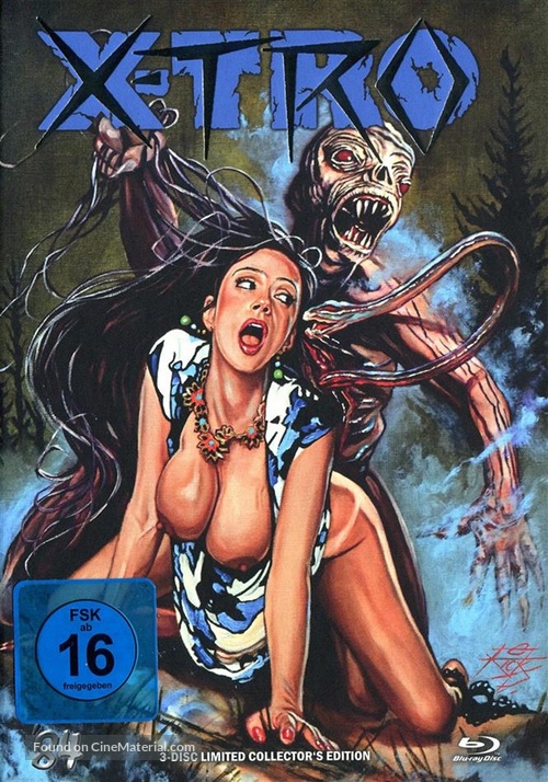 Xtro - German Blu-Ray movie cover