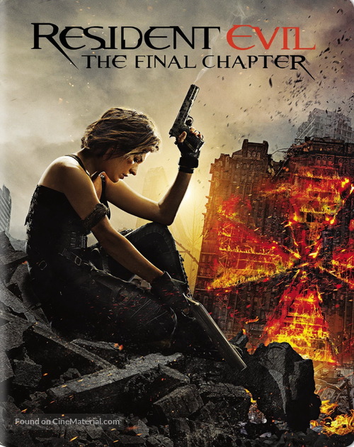 Resident Evil: The Final Chapter - British Movie Cover