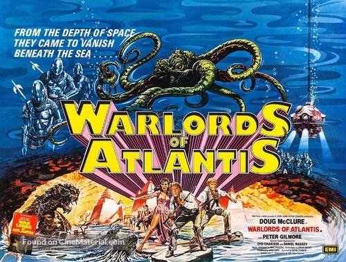 Warlords of Atlantis - British Movie Poster