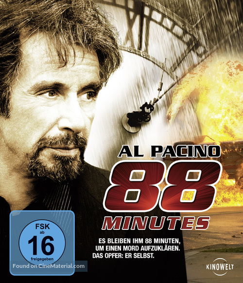 88 Minutes - German Blu-Ray movie cover