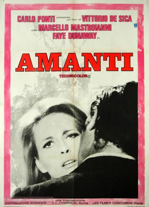 Amanti - Italian Movie Poster