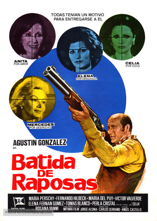 Batida de raposas - Spanish Movie Poster