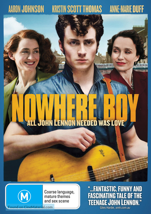 Nowhere Boy - Australian DVD movie cover