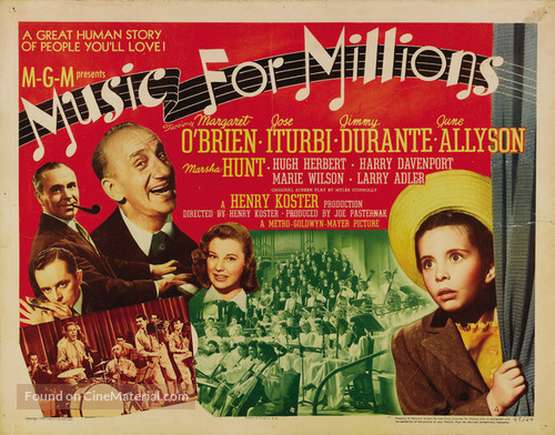 Music for Millions - Movie Poster