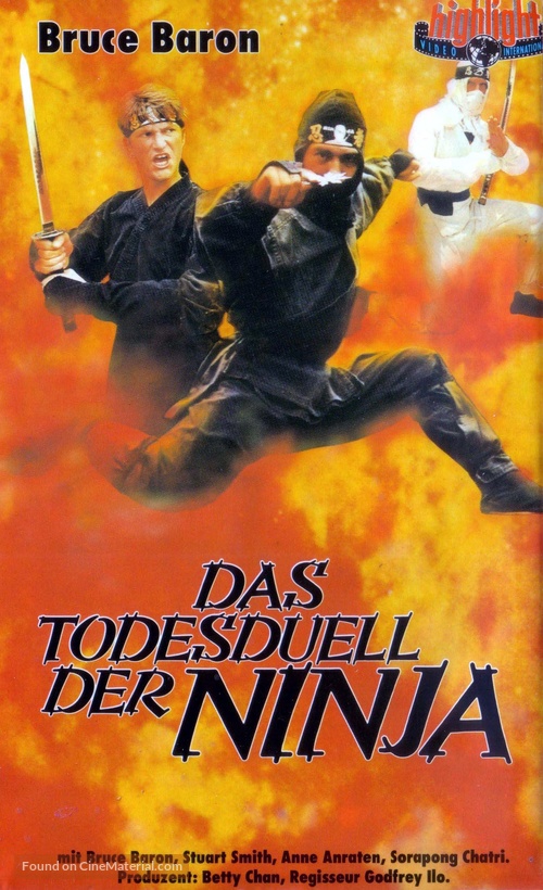 The Ultimate Ninja - German VHS movie cover