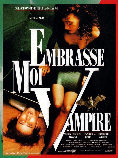 Vampire&#039;s Kiss - French Movie Poster