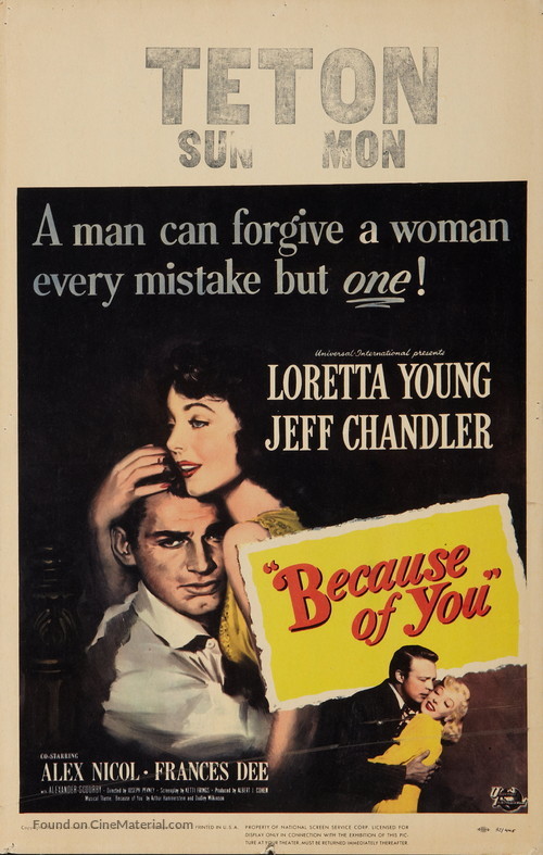 Because of You - Movie Poster
