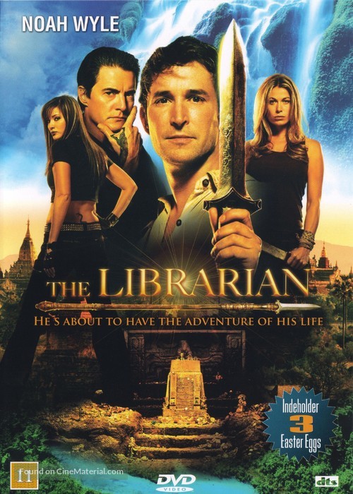 The Librarian: Quest for the Spear - Danish DVD movie cover