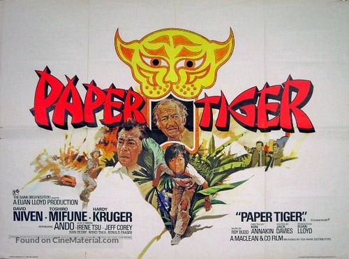 Paper Tiger - British Movie Poster