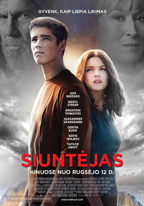 The Giver - Lithuanian Movie Poster