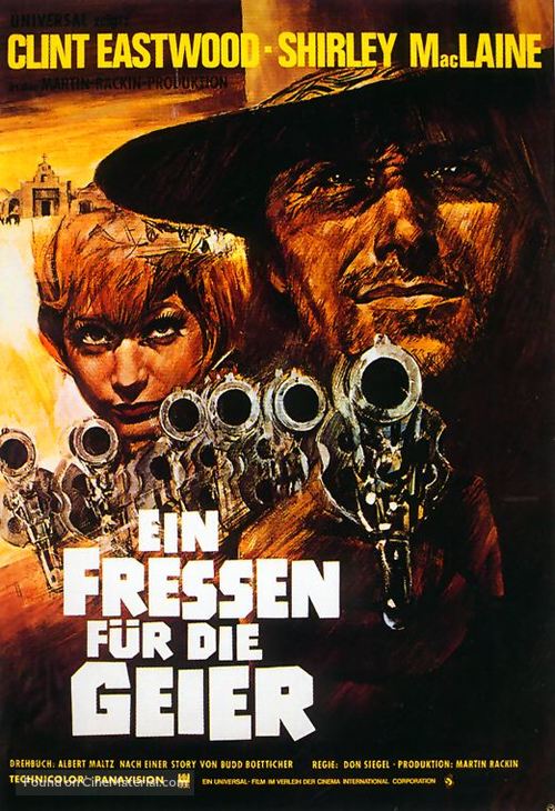 Two Mules for Sister Sara - Austrian Movie Poster