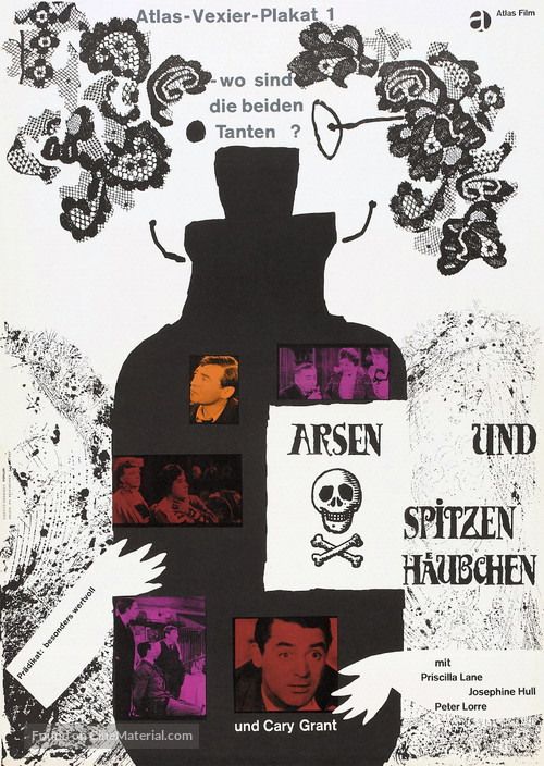 Arsenic and Old Lace - German Re-release movie poster