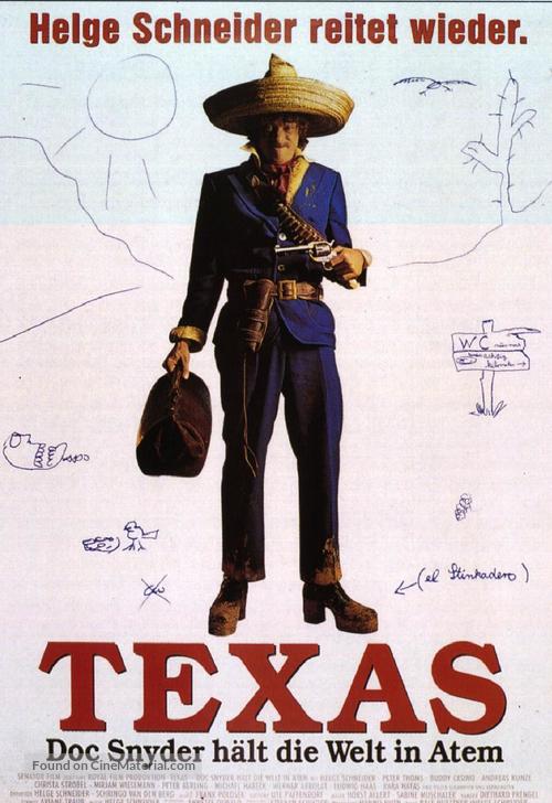 Texas - Doc Snyder h&auml;lt die Welt in Atem - German Movie Poster